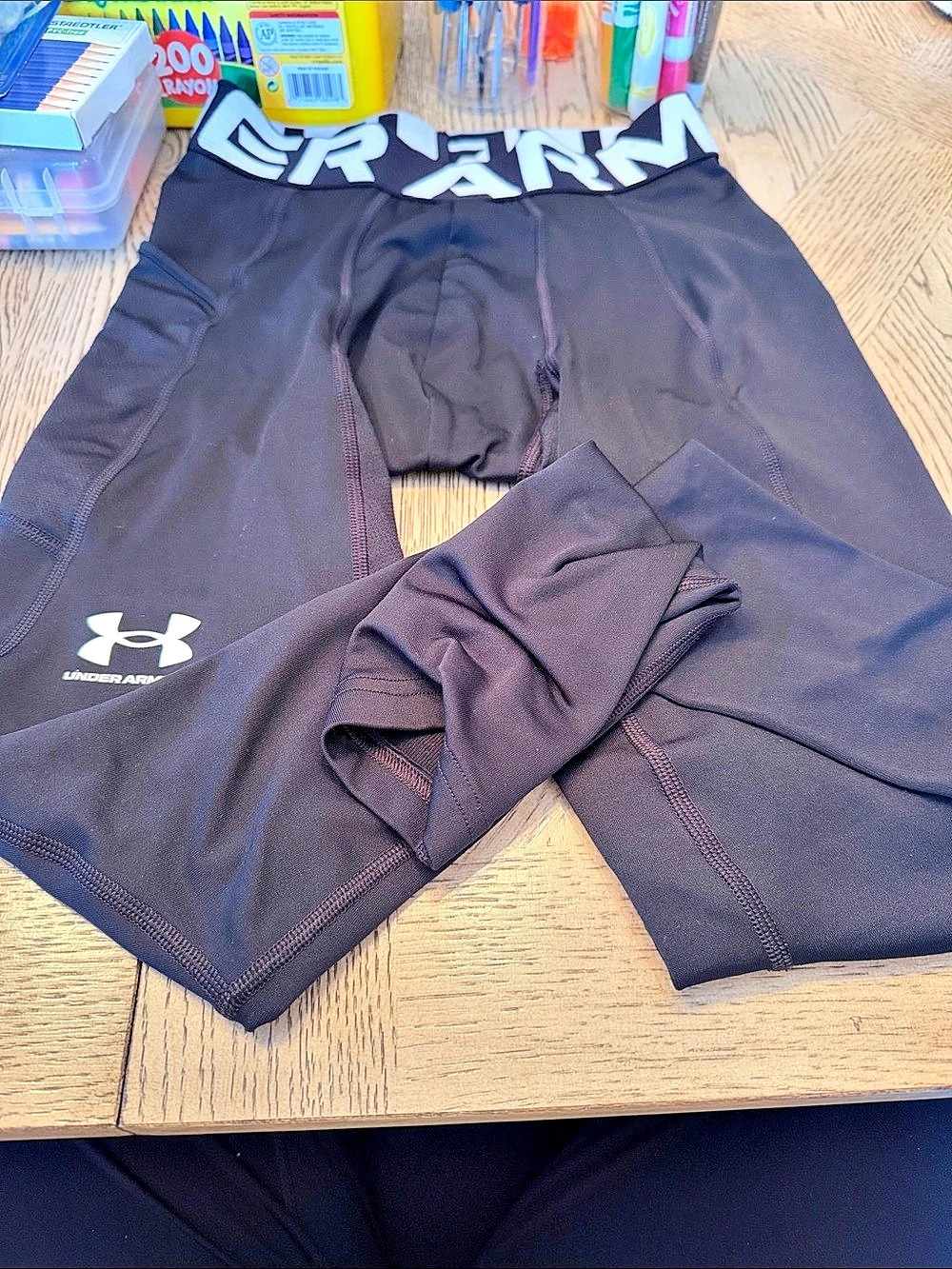 Under Armour Compression Boxer Briefs Black